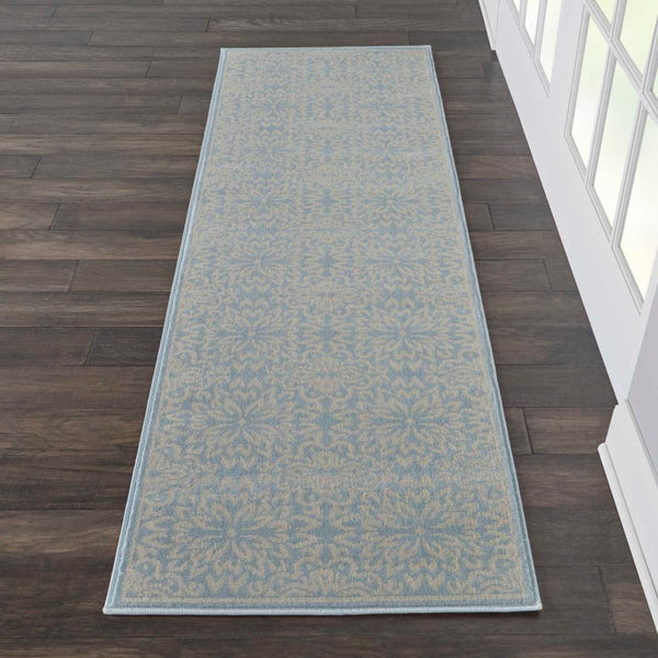 Nourison Clearance Jubilant JUB06 Ivory/Light Blue Rug