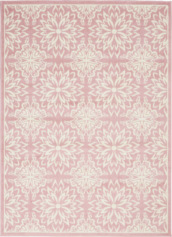 Nourison Clearance Jubilant JUB06 Ivory/Pink Rug