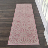 Nourison Clearance Jubilant JUB06 Ivory/Pink Rug