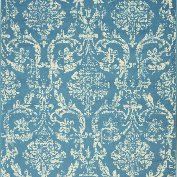 Nourison Clearance Jubilant JUB09 Blue Rug