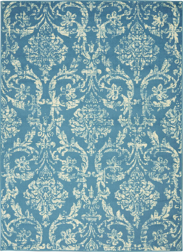 Nourison Clearance Jubilant JUB09 Blue Rug