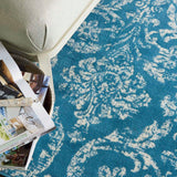 Nourison Clearance Jubilant JUB09 Blue Rug