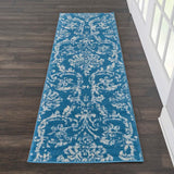 Nourison Clearance Jubilant JUB09 Blue Rug