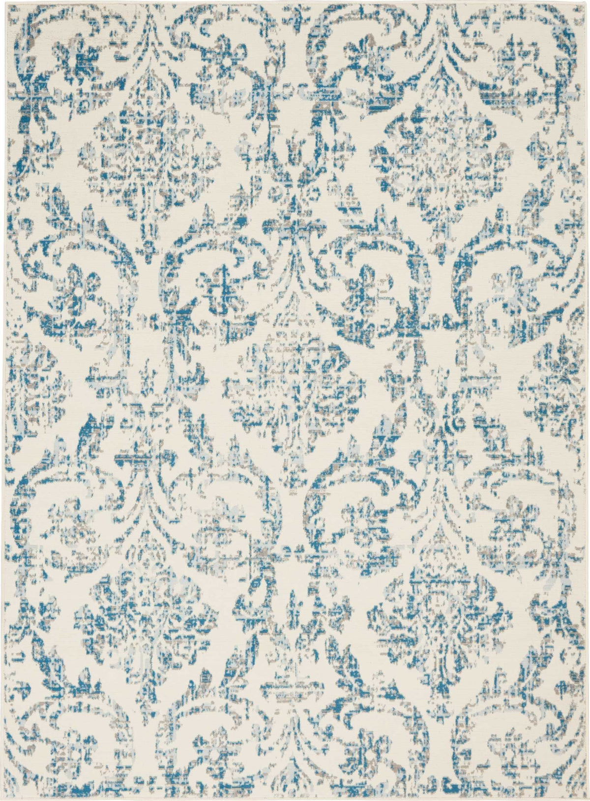 Nourison Clearance Jubilant JUB09 Ivory/Blue Rug