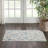 Nourison Clearance Jubilant JUB09 Ivory/Blue Rug