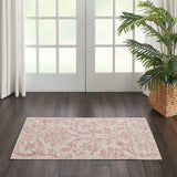 Nourison Clearance Jubilant JUB09 Ivory/Pink Rug