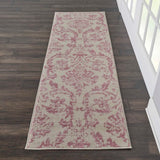 Nourison Clearance Jubilant JUB09 Ivory/Pink Rug