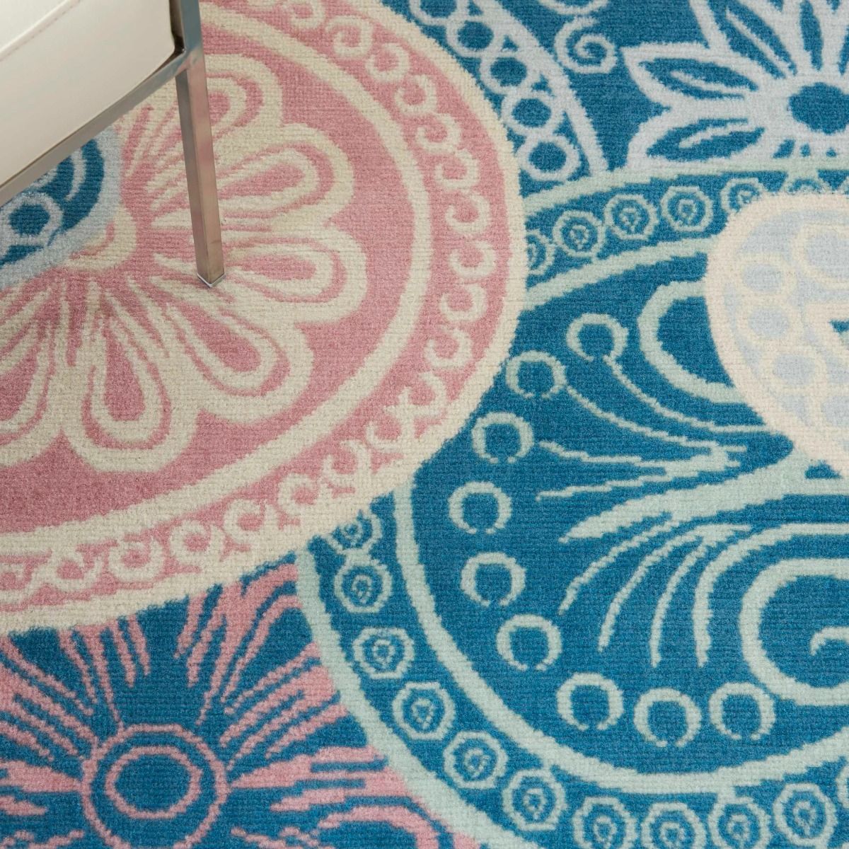 Nourison Clearance Jubilant JUB13 Blue Rug
