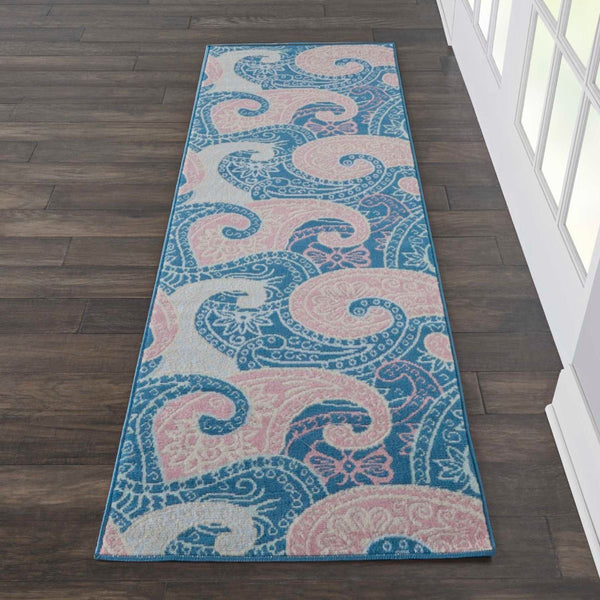 Nourison Clearance Jubilant JUB13 Blue Rug