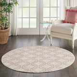Nourison Clearance Jubilant JUB17 Ivory/Pink Rug