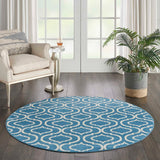 Nourison Clearance Jubilant JUB19 Blue Rug