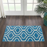 Nourison Clearance Jubilant JUB19 Blue Rug