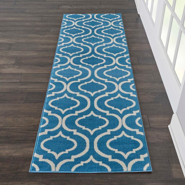 Nourison Clearance Jubilant JUB19 Blue Rug