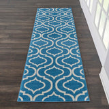Nourison Clearance Jubilant JUB19 Blue Rug