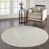 Nourison Clearance Jubilant JUB19 Ivory/Blue Rug