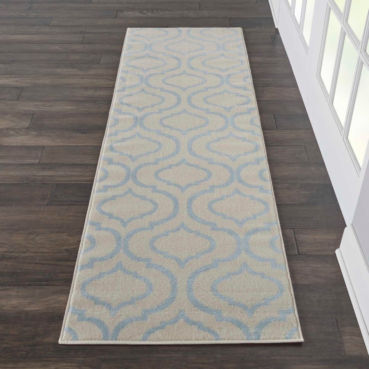 Nourison Clearance Jubilant JUB19 Ivory/Blue Rug