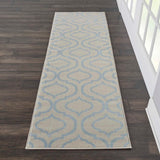 Nourison Clearance Jubilant JUB19 Ivory/Blue Rug