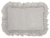 nourison sofia ge901 grey pillow