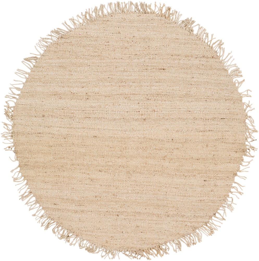Oval Surya Jute Bleach Cream Rug | Geometrical Rugs | Rugs Done Right