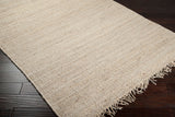 Rectangular Surya Jute Bleach Cream Rug | Outdoor Rugs | Rugs Done Right