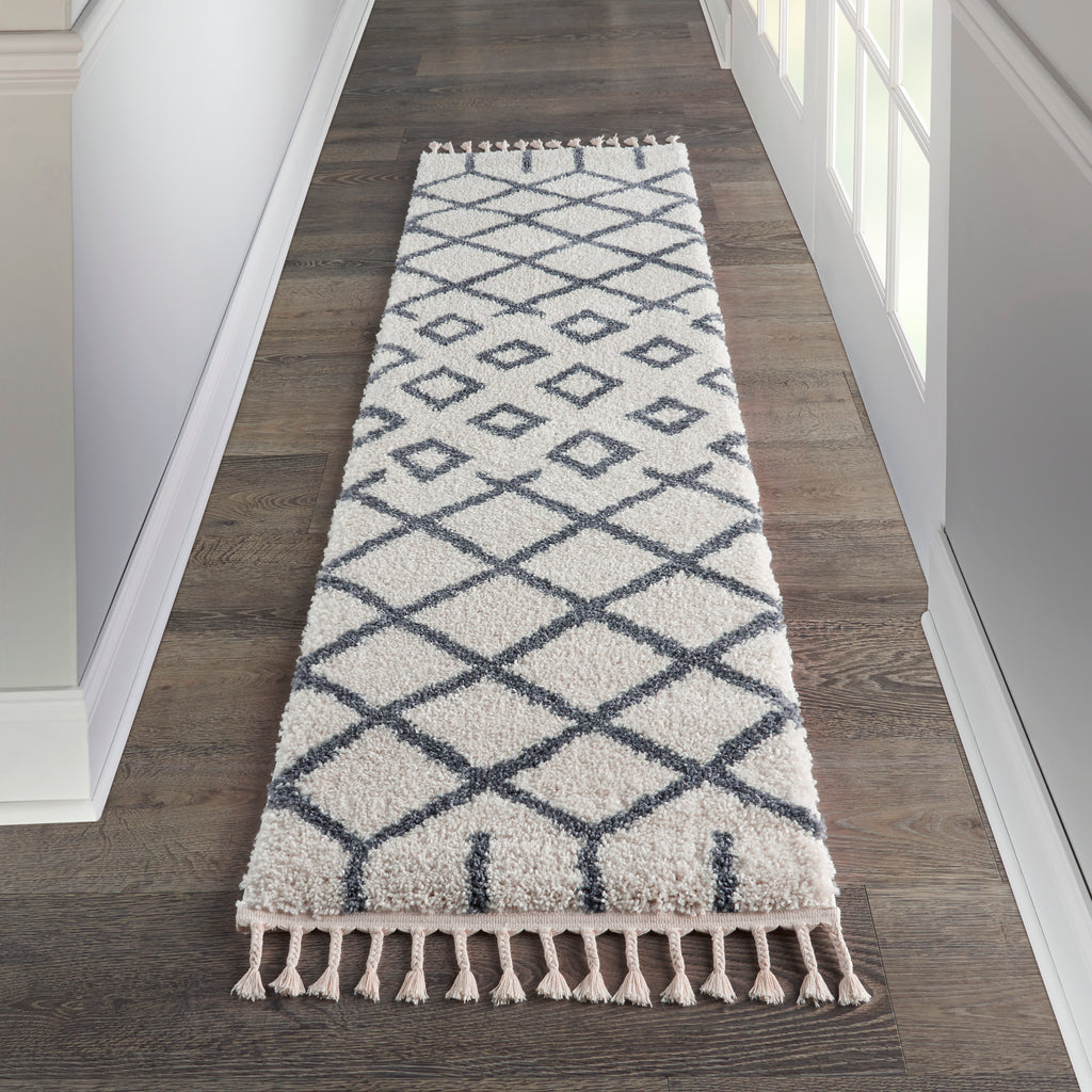 nourison moroccan shag mrs01 white rug