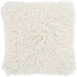 nourison shag tl050 cream pillow