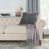 nourison sofia ge903 dark grey pillow