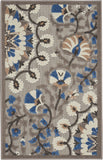 nourison aloha alh20 grey multi rug
