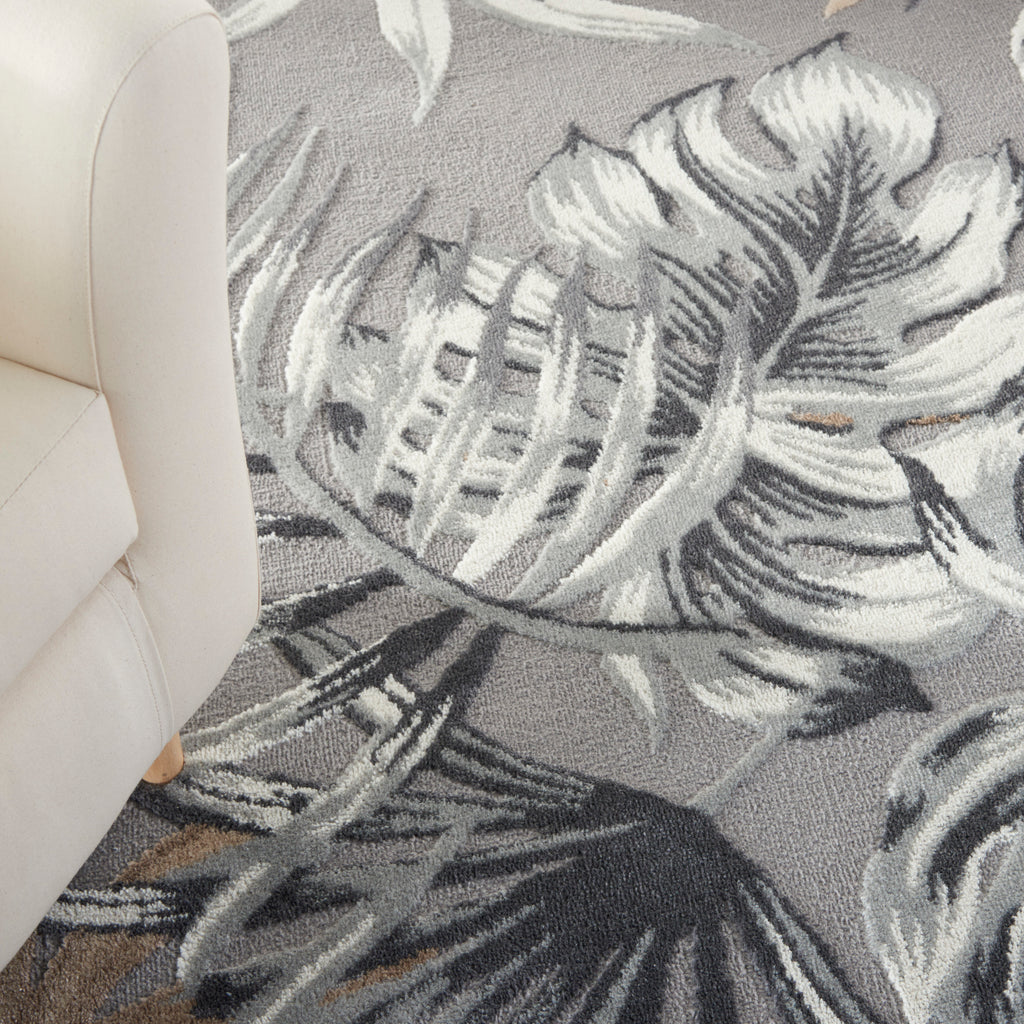 nourison seaside sds01 grey rug