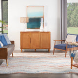 nourison elation etn04 ivory multicolor rug