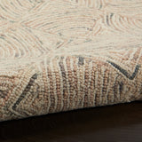 nourison interlock itl05 ivory multi rug