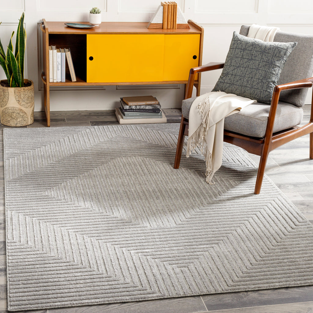surya kingston kgs 2306 silver gray rug