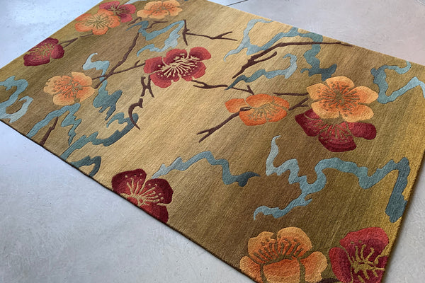 Tibet Rug Company 100 CT Kimono Gold Rug