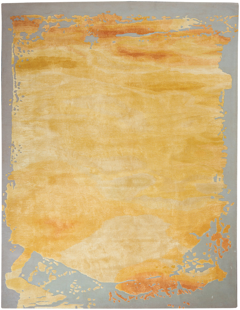 nourison prismatic prs19 grey gold rug