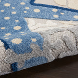 nourison aloha alh24 blue grey rug