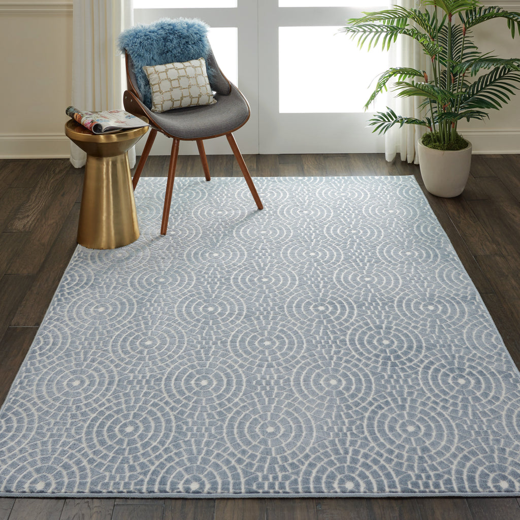 Nourison Sale Urban Chic URC04 Light Blue Rug