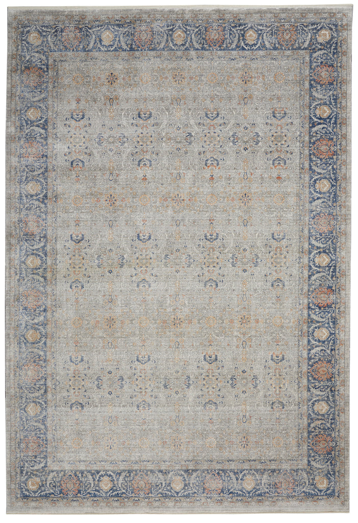 nourison silken allure stn08 grey rug