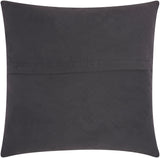 nourison couture nat hide pd280 grey pillow
