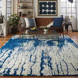 nourison twilight twi29 ivory blue rug