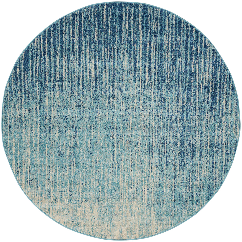 nourison passion psn09 navy light blue rug