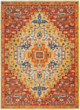 nourison allur alr04 red multicolor rug