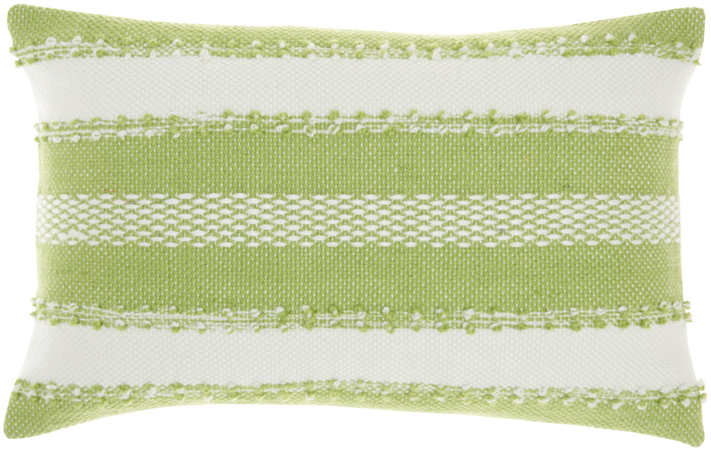 nourison outdoor vj088 green pillow