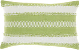 nourison outdoor vj088 green pillow