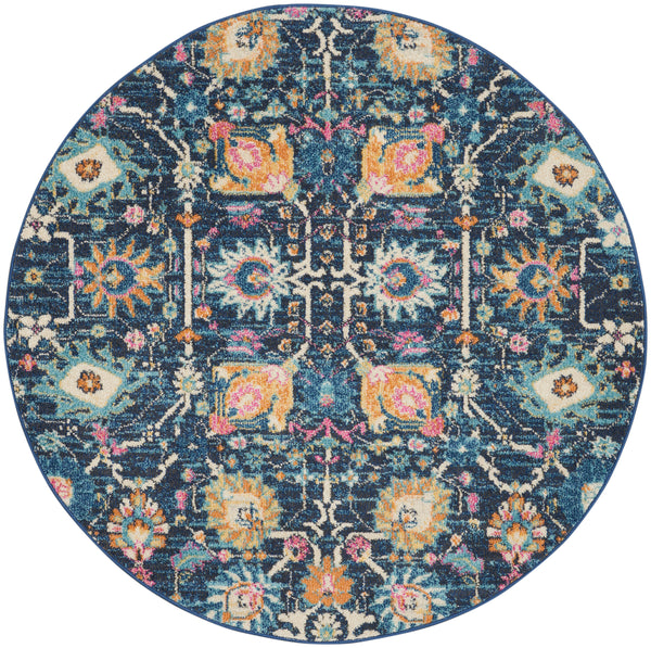 nourison passion psn01 navy rug