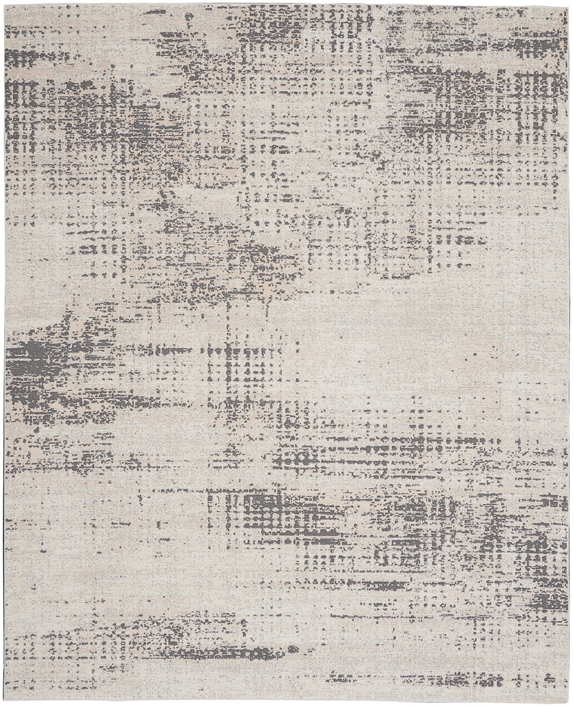 nourison rush ck953 ivory beige rug