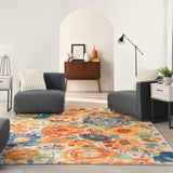 nourison allur alr07 ivory multicolor rug