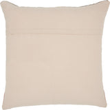nourison natural leather hide s2433 rose pillow