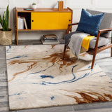 surya kavita kvt 2312 dark brown rug