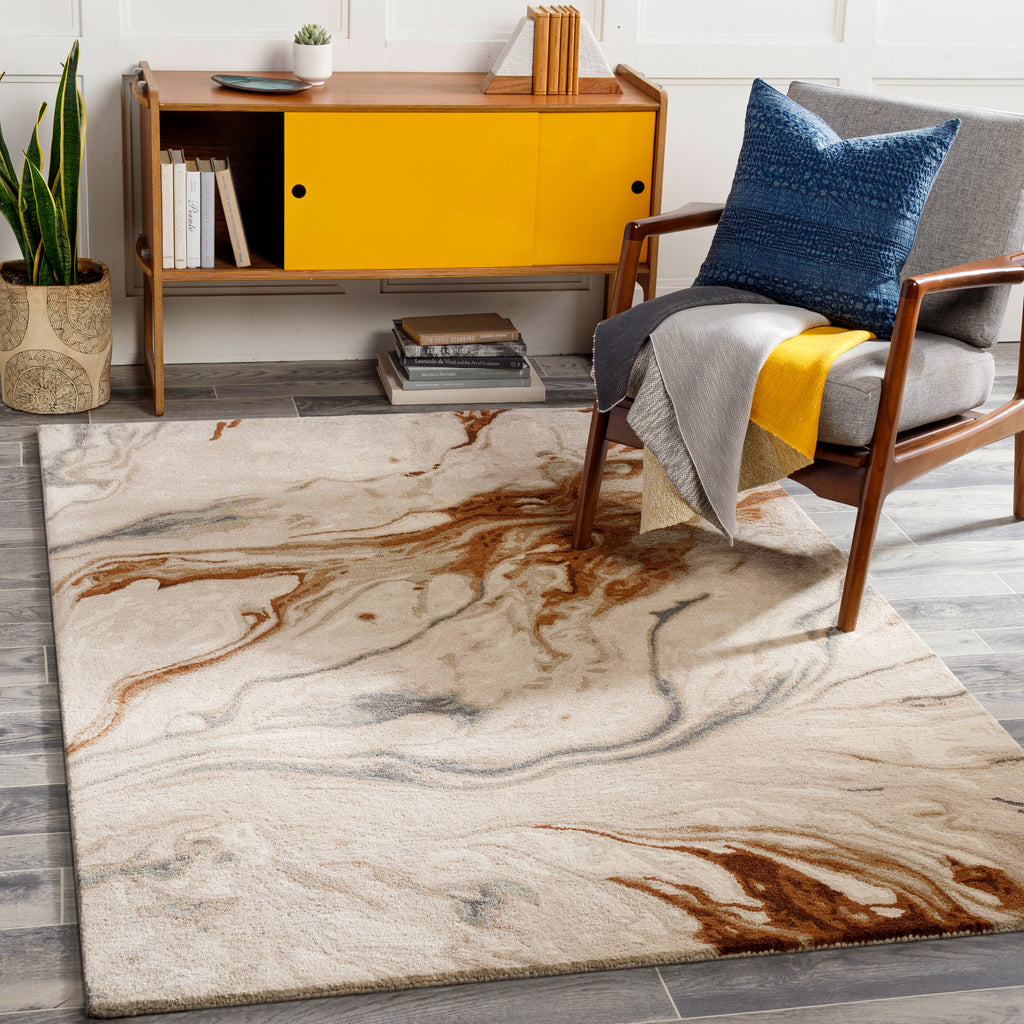 surya kavita kvt 2313 dark brown rug