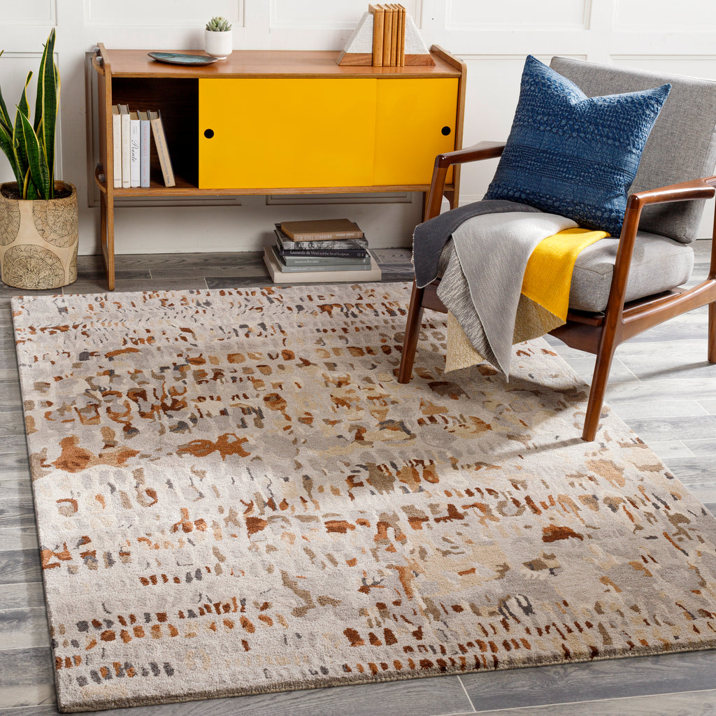 surya kavita kvt 2318 dark brown rug